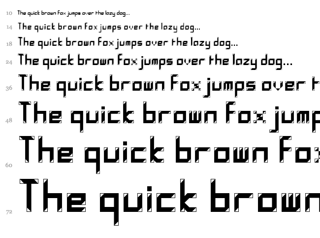 Ylee Polymnia Framed font waterfall